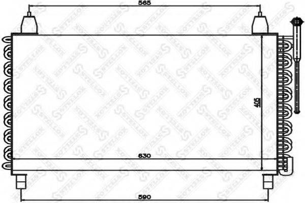 STELLOX 1045549SX Конденсатор, кондиціонер