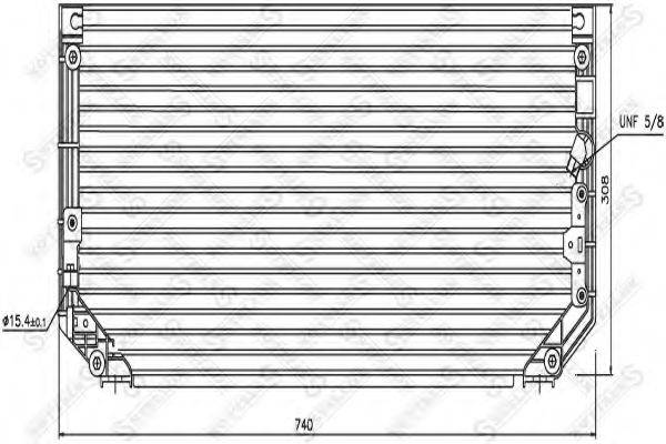 STELLOX 1045579SX Конденсатор, кондиціонер