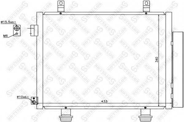 STELLOX 1045742SX Конденсатор, кондиціонер