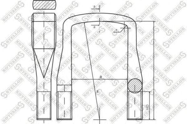 STELLOX 8464271SX Драбина ресори