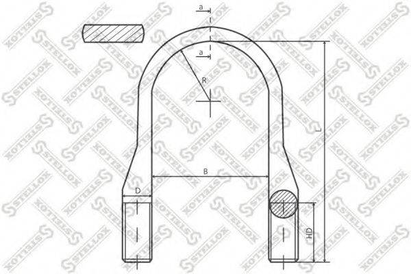 STELLOX 8464279SX Драбина ресори