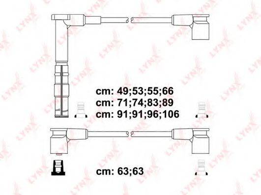 LYNXAUTO SPC5326 Комплект дротів запалювання