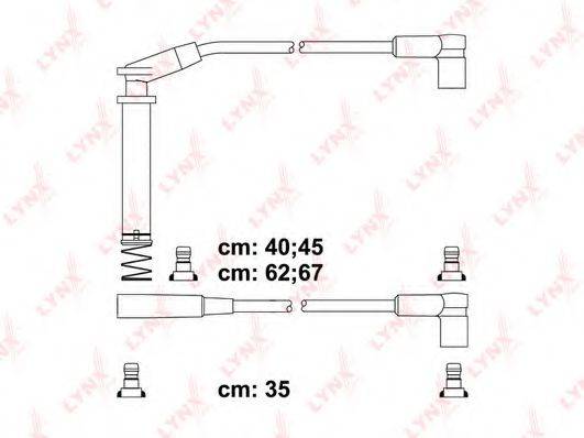 LYNXAUTO SPC5932 Комплект дротів запалювання