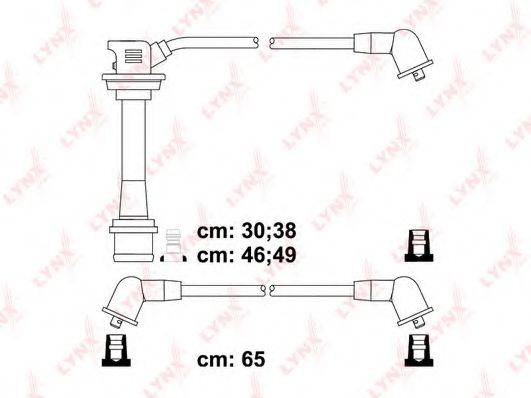 LYNXAUTO SPC7527 Комплект дротів запалювання