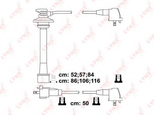 LYNXAUTO SPC7531 Комплект дротів запалювання
