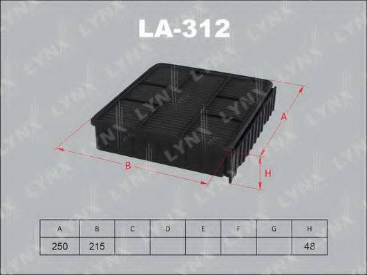 LYNXAUTO LA312 Повітряний фільтр