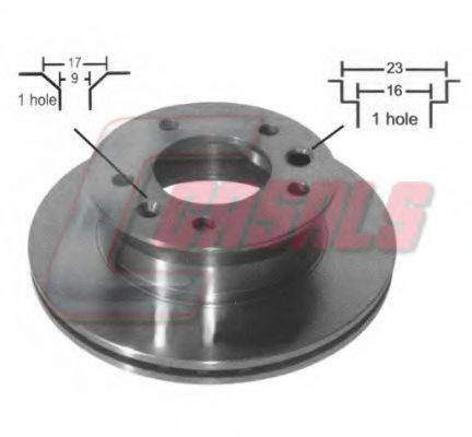 CASALS 55147 гальмівний диск