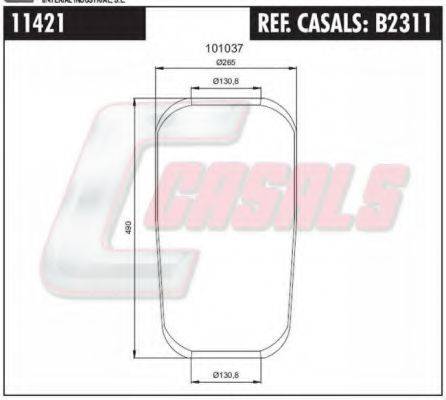 CASALS B2311 Кожух пневматичної ресори