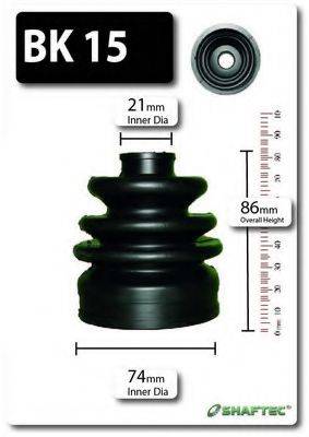 SHAFTEC BK15 Комплект пильника, приводний вал