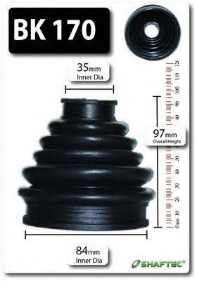 SHAFTEC BK170 Комплект пильника, приводний вал