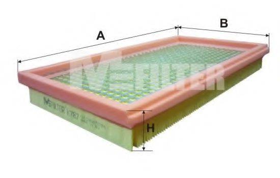 MFILTER K787 Повітряний фільтр