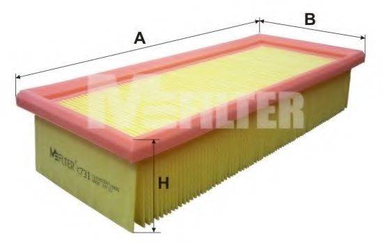 MFILTER K731 Повітряний фільтр