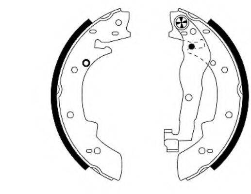 HELLA PAGID 8DB355001991 Комплект гальмівних колодок