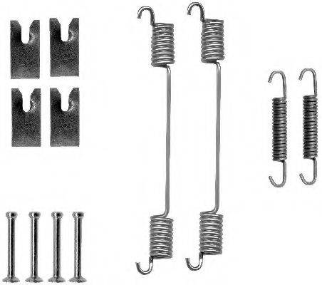 HELLA PAGID 8DZ355200751 Комплектуючі, гальмівна колодка