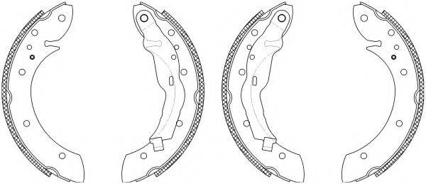 HELLA PAGID 8DB355003161 Комплект гальмівних колодок