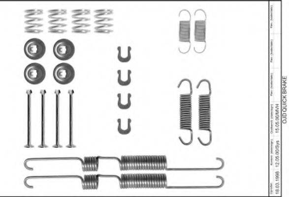 HELLA PAGID 8DZ355206071 Комплектуючі, гальмівна колодка