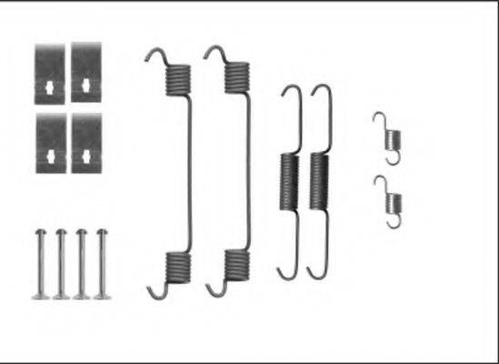 HELLA PAGID 8DZ355206101 Комплектуючі, гальмівна колодка