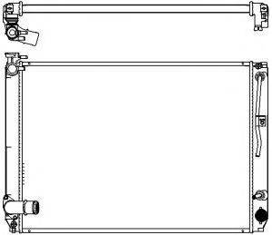 SAKURA AUTOMOTIVE 32718501 Радіатор, охолодження двигуна