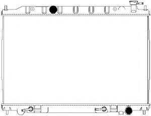 SAKURA AUTOMOTIVE 33411036 Радіатор, охолодження двигуна