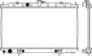 SAKURA AUTOMOTIVE 33411072 Радіатор, охолодження двигуна