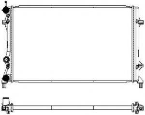 SAKURA AUTOMOTIVE 34711003 Радіатор, охолодження двигуна