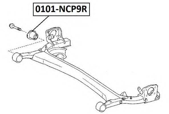 ASVA 0101NCP9R Підвіска, важіль незалежної підвіски колеса