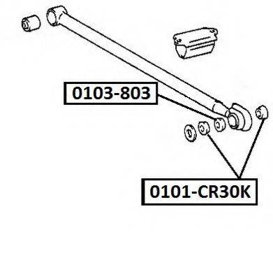 ASVA 0103803 Ремкомплект, опора стійки амортизатора