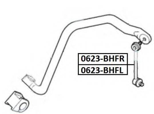 ASVA 0623BHFR Тяга/стійка, стабілізатор