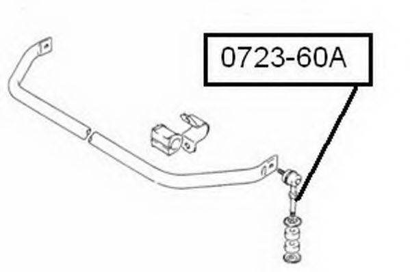 ASVA 072360A Тяга/стійка, стабілізатор