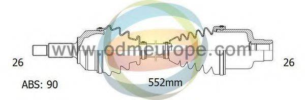 ODM-MULTIPARTS 18052041 Приводний вал