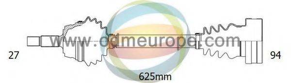 ODM-MULTIPARTS 18343010 Приводний вал