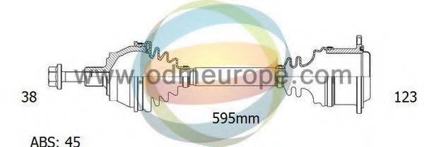 ODM-MULTIPARTS 18211661 Приводний вал