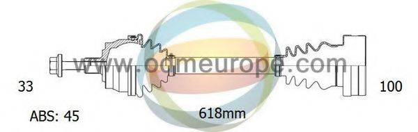 ODM-MULTIPARTS 18213231 Приводний вал