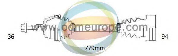 ODM-MULTIPARTS 18212900 Приводний вал