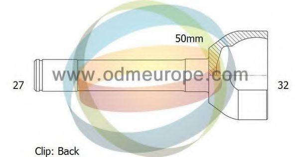 ODM-MULTIPARTS 12060183 Шарнірний комплект, приводний вал