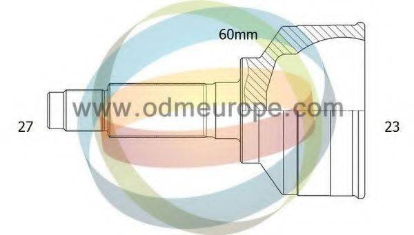 ODM-MULTIPARTS 12080654 Шарнірний комплект, приводний вал