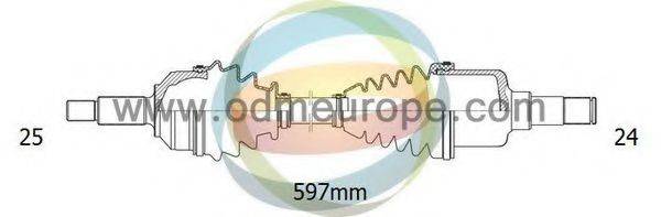 ODM-MULTIPARTS 18161500 Приводний вал