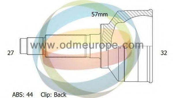 ODM-MULTIPARTS 12011365 Шарнірний комплект, приводний вал