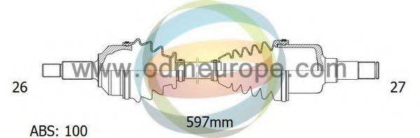 ODM-MULTIPARTS 18272012 Приводний вал