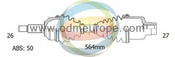 ODM-MULTIPARTS 18041221 Приводний вал