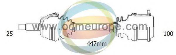 ODM-MULTIPARTS 18353010 Приводний вал