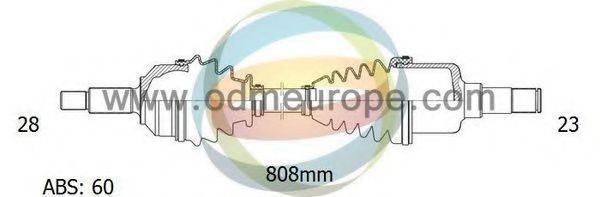 ODM-MULTIPARTS 18273031 Приводний вал