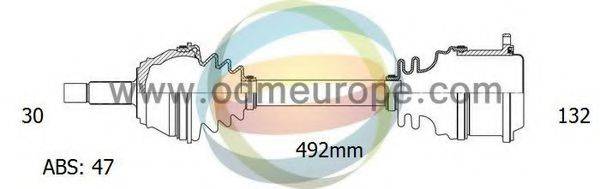 ODM-MULTIPARTS 18082421 Приводний вал