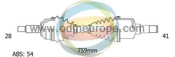 ODM-MULTIPARTS 18161091 Приводний вал