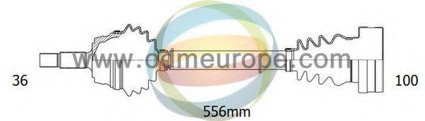 ODM-MULTIPARTS 18211180 Приводний вал