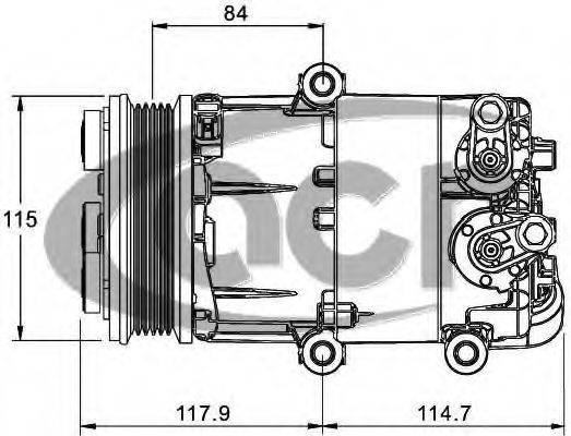 ACR 135144 Компресор, кондиціонер