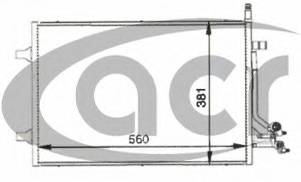 ACR 300096 Конденсатор, кондиціонер