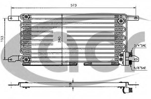 ACR 300132 Конденсатор, кондиціонер