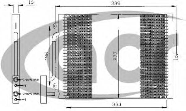ACR 300339 Конденсатор, кондиціонер
