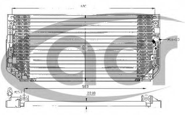 ACR 300415 Конденсатор, кондиціонер